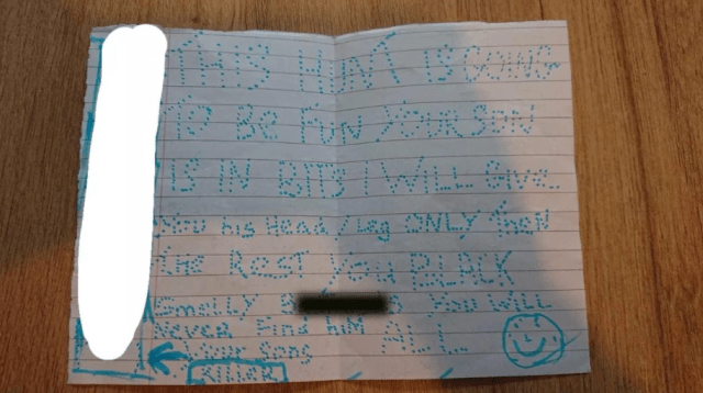 Vile Letter Sent to Missing Allan Bryant’s Family Claims to Know Where “Head Without Eyes” Is Buried