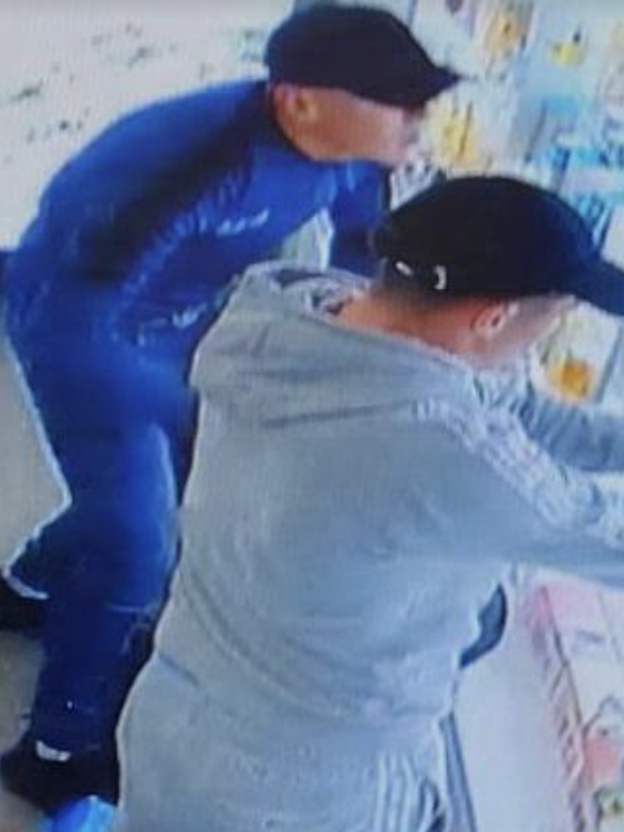 A CCTV image has been issued following the bulk theft of cosmetics from a pharmacy in Kings Hill