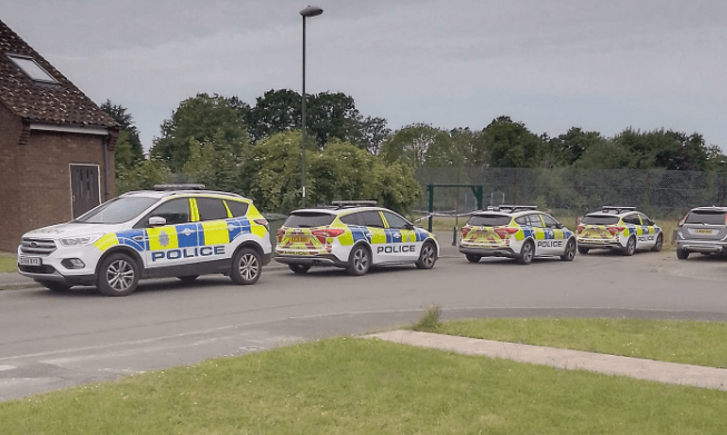 Sussex Police Cordon Off Horsham Park