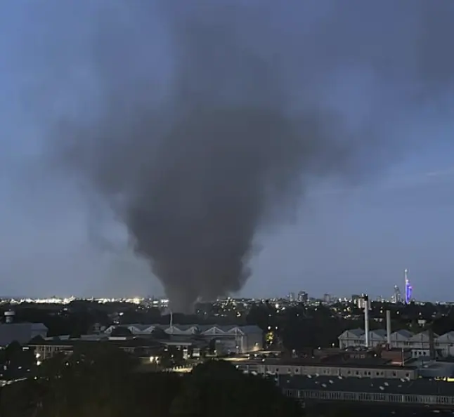 Emergency Services Respond to Large Residential Fire in Gosport