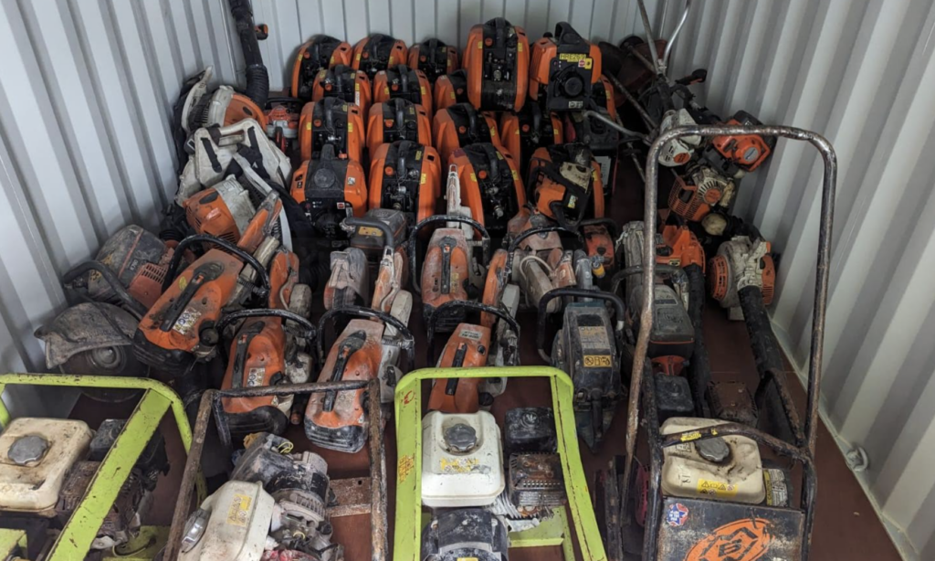 A search for one power tool with a tracking device led to the seizure of over 3,500 suspected stolen items for which officers would now like to identify owners