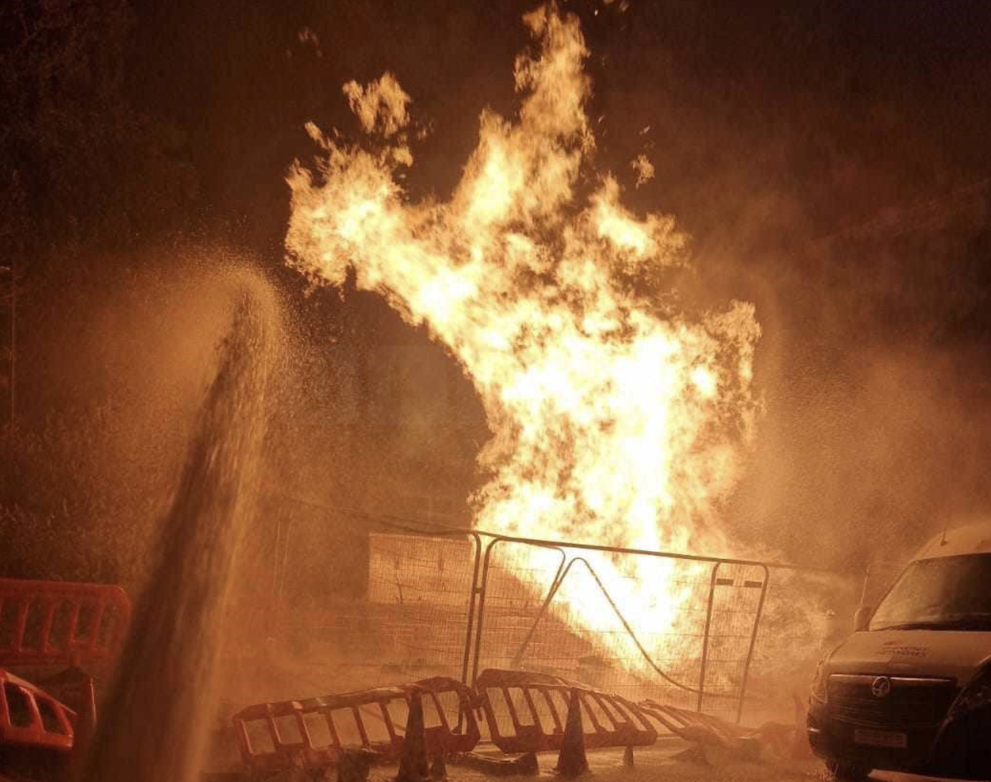 Gas Leak Ignites Fire in Chester: Incident Contained, Residents Return Home