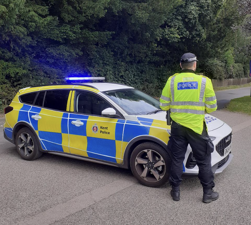 An image has been issued of a cyclist wanted in connection with a violent burglary in Sevenoaks
