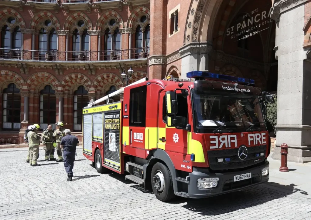 St Pancras Renaissance London Hotel Evacuated After Fire Incident
