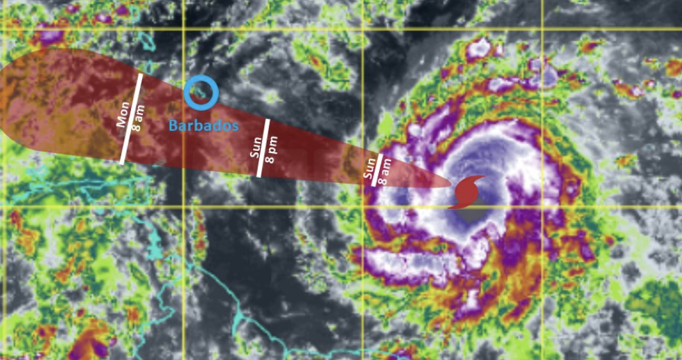 Beryl Strengthens into Category 3 Hurricane, Threatening Caribbean Islands