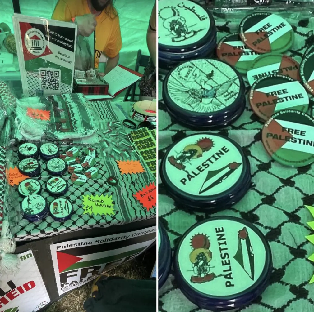 Controversy Erupts as Glastonbury Attendees Display Palestinian Flags and Merch