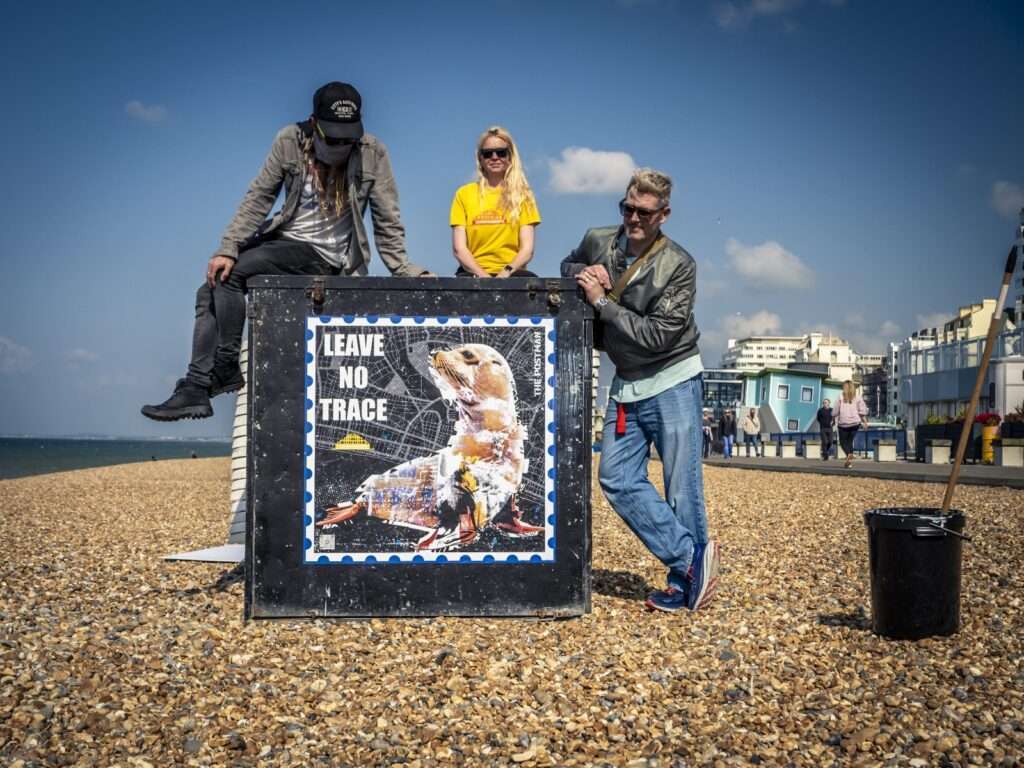 Leave No Trace Brighton Unveils 2024 Beach Campaign with The Postman