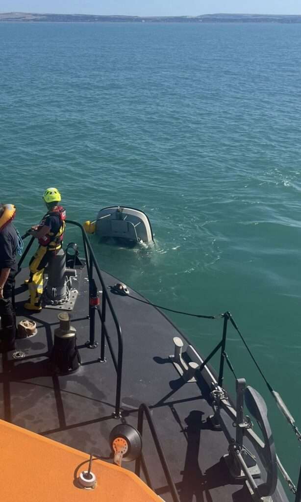 Newhaven Lifeboat Responds to Mayday Call and Yacht Emergency