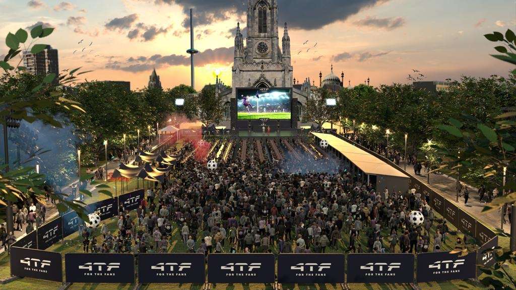 Brighton Fan Park Disturbance Leads to Weapon Charges