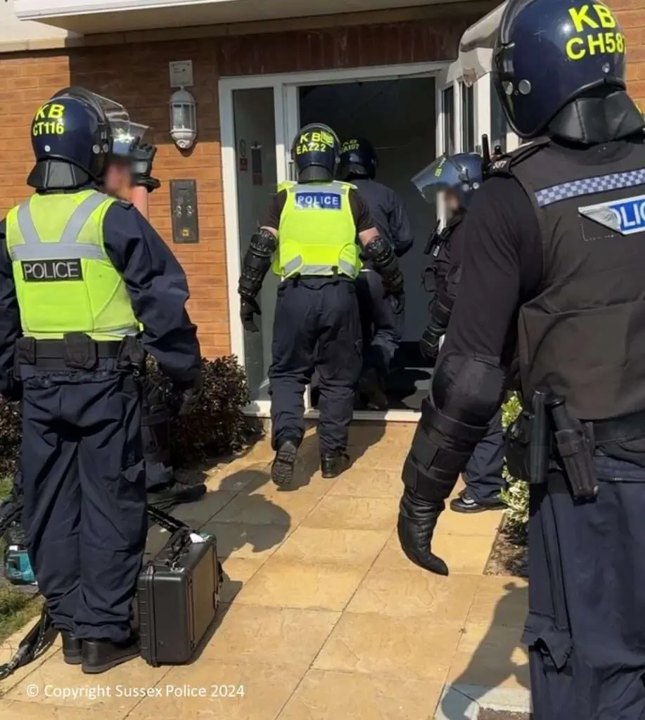 £60,000 Cash and Drugs Seized in Sussex Police’s Raids