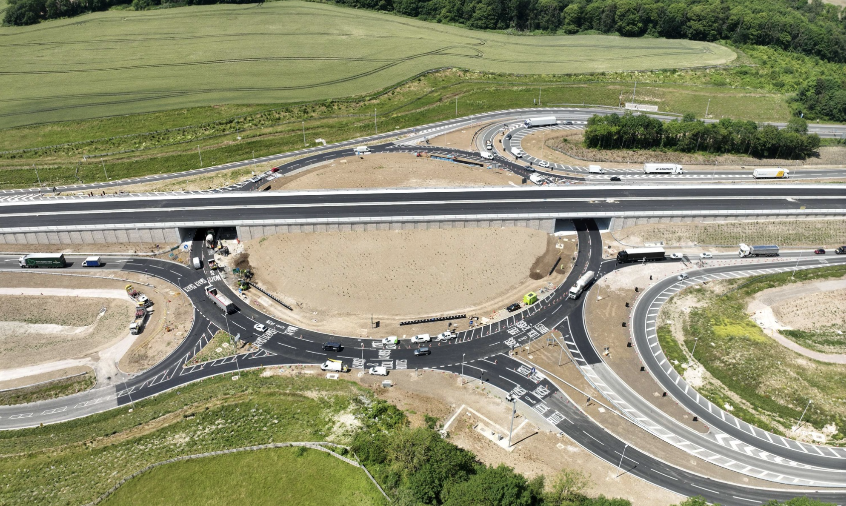 New Flyover Opens on the A249 in Kent