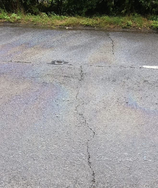 Major Road Leading onto M25 Closed After Massive Oil Spill