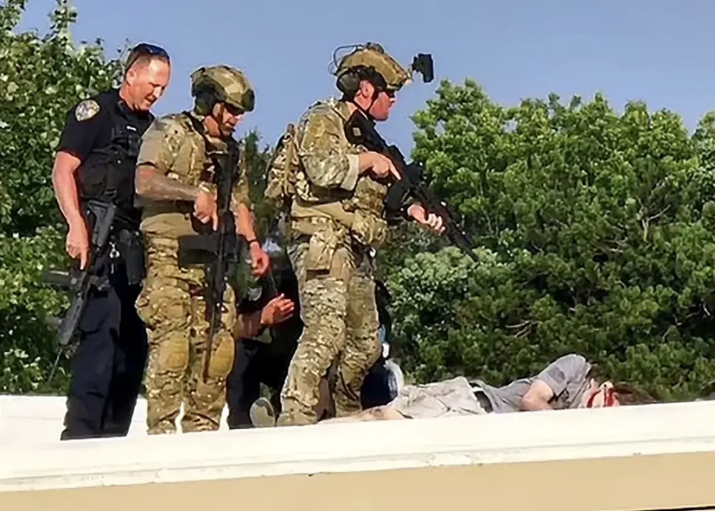 ER Patient Captures Moment President Trump Arrives at Butler Hospital After Being Shot