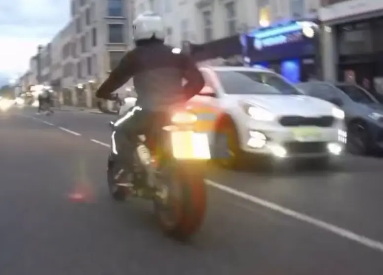 Detectives have released three images of a motorcyclist they are working to trace following the recent shooting in <a class=