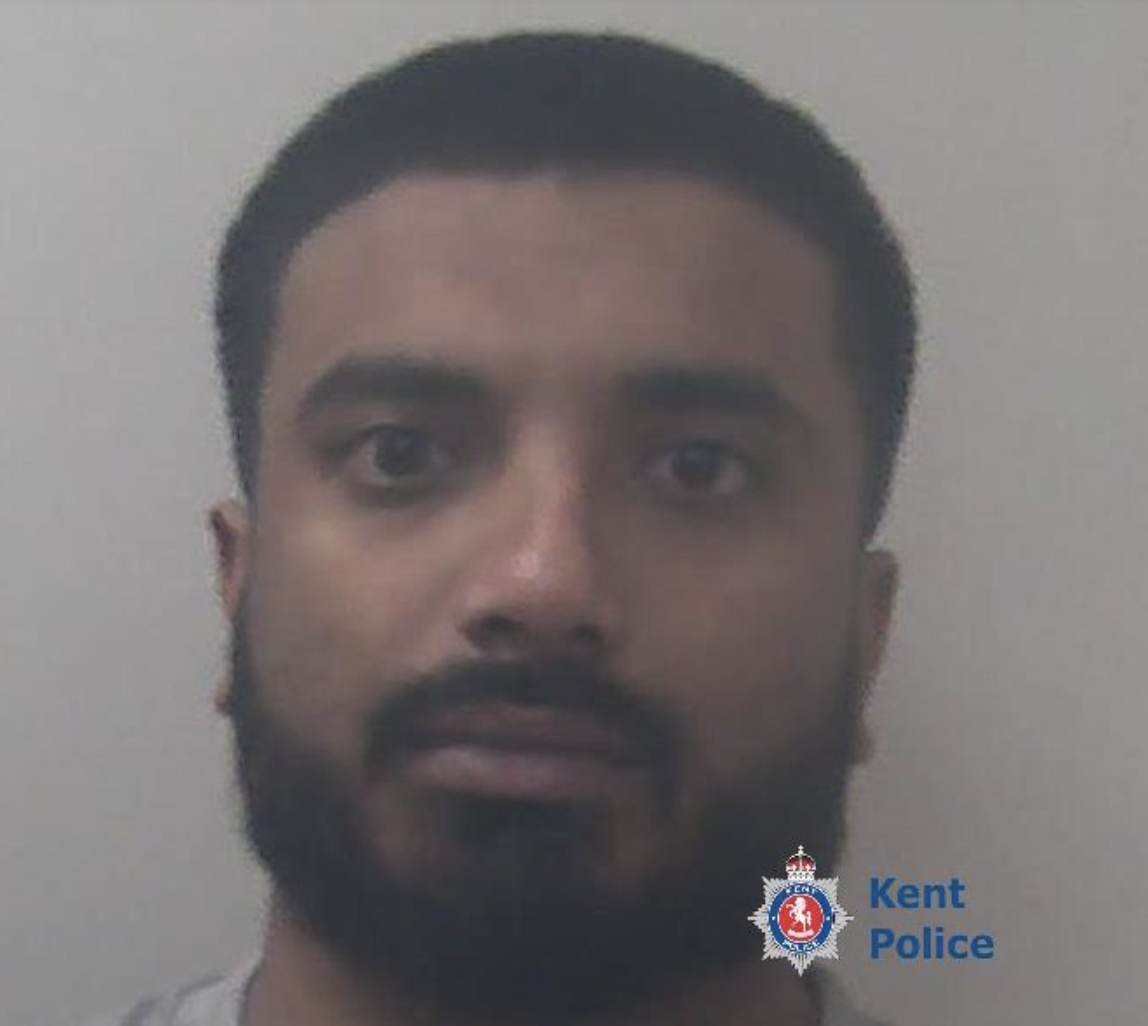 Three men have been jailed following a violent burglary in Marden which led to a victim being stabbed with a machete