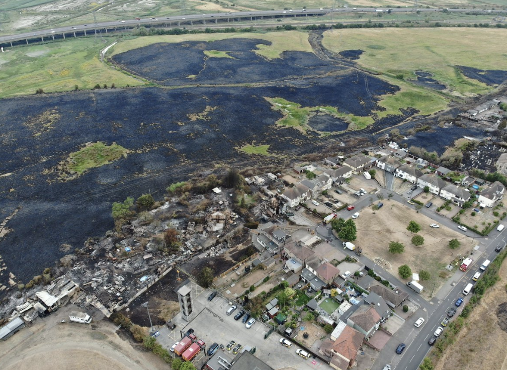 Reflecting on the Devastating Wildfires in Wennington Village and London