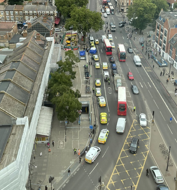 Man Fight for his life after Incident Closes Seven Sisters Station
