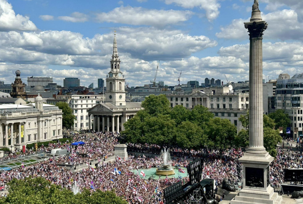 Central London Braces for Multiple Protests Including Tommy Robinson Rally and Counter-Demonstrations
