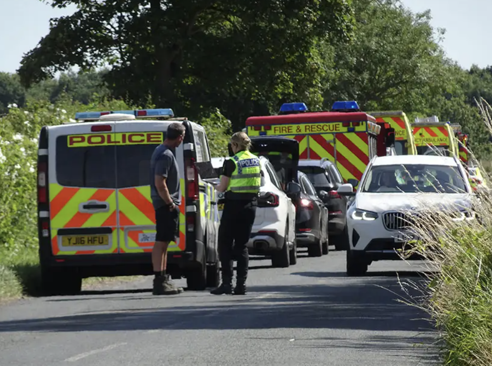 Emergency Services Respond to Aircraft Crash Near North Yorkshire Village Two Dead