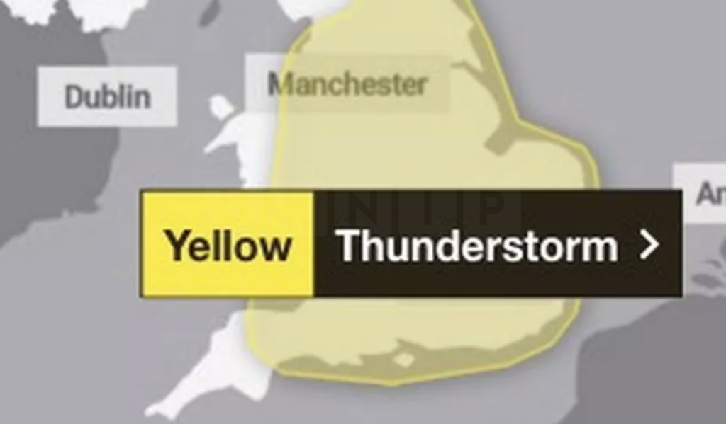 UK Braces for Intense Thunderstorms and Month’s Worth of Rainfall Amid Heatwave