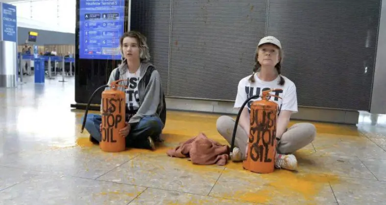 Environmental Activists from Just Stop Oil Stage Disruptive Protest at <a class=