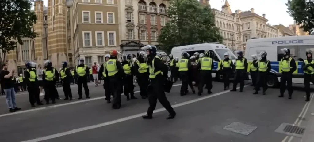 Far-Right Protest Erupts Outside Downing Street Following Southport Riots