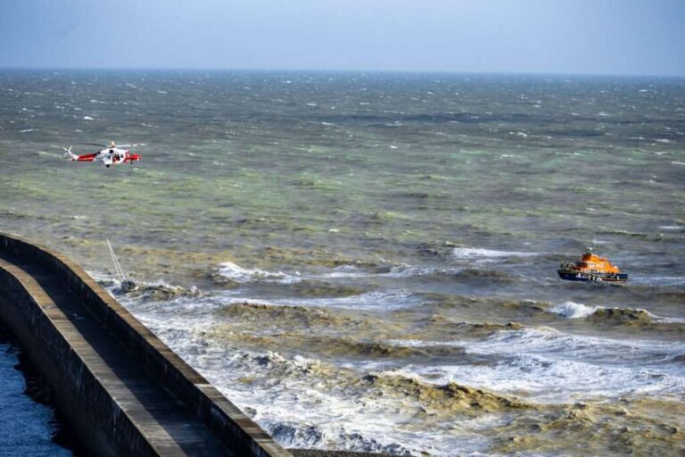 Coastguard Helicopter Winch-Man Saves Sailor in Dramatic Newhaven Yacht Crash