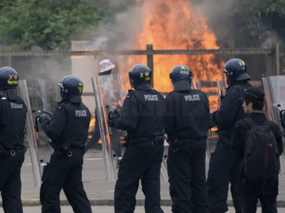 Anti-Immigration Demonstrators Clash with Police in Rotherham as Nationwide Unrest Continues