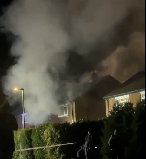 Emergency Services Respond to Large Residential Fire on Woburn Way, Eastbourne