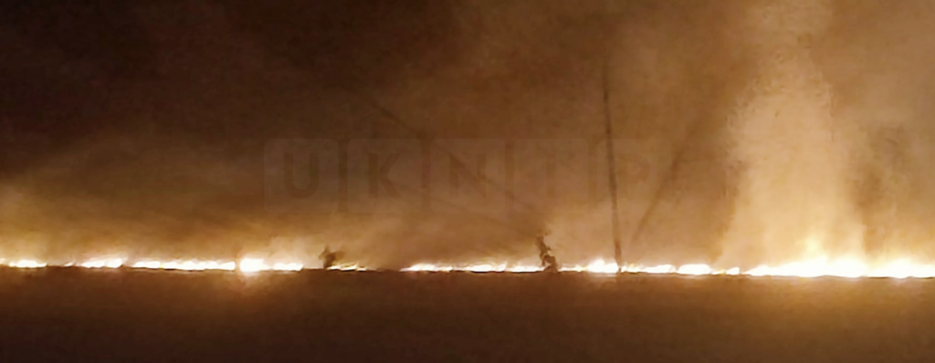 Fire Breaks Out in Field Near Pyson Road, Thanet; Fire Brigade Working to Control Blaze