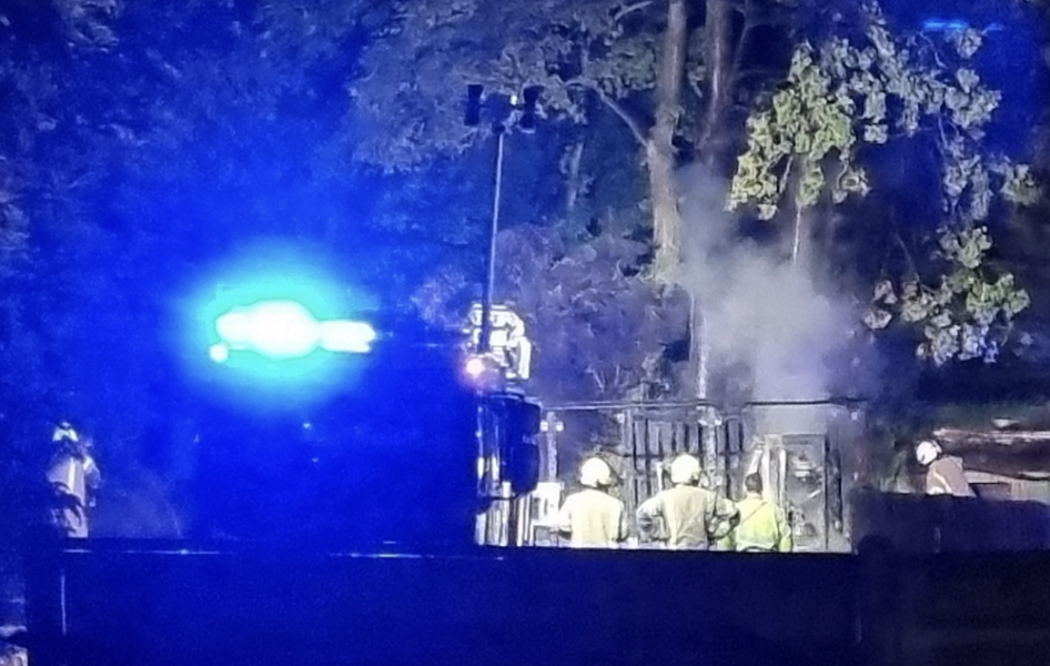 Firefighters Respond to Gas Explosion in Eastbourne Shed