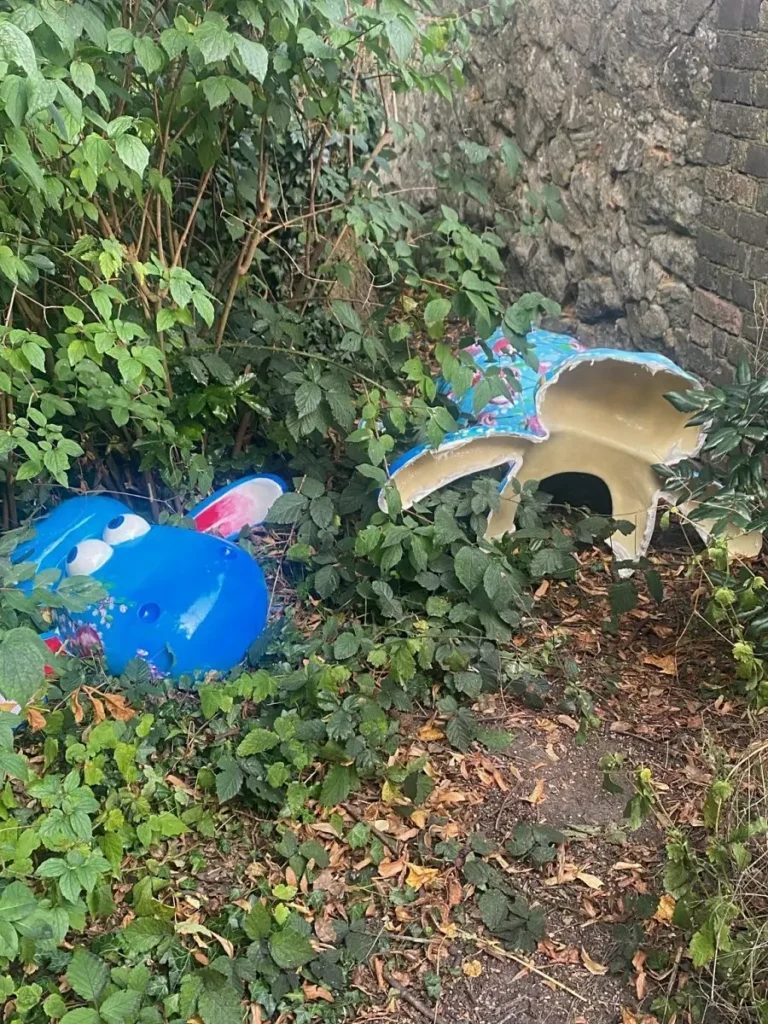 Area Template A charity stands to lose around £10,000 after two statues were damaged in Maidstone and now officers are seeking help to locate the suspects