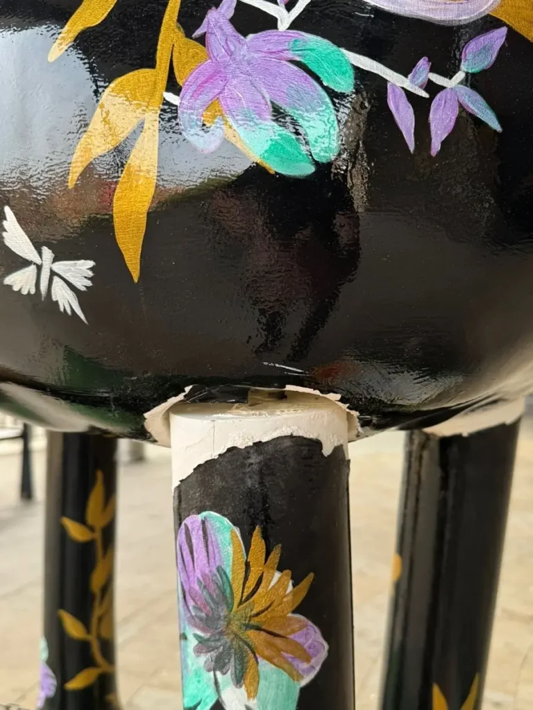 A charity stands to lose around £10,000 after two statues were damaged in <a href=