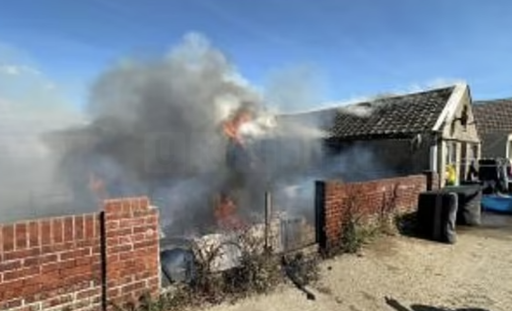 Huge Fire Erupts in Clacton, Engulfing Ten Properties