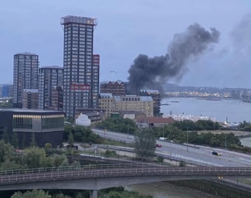 Major Explosion near Scrap Yard in Silvertown