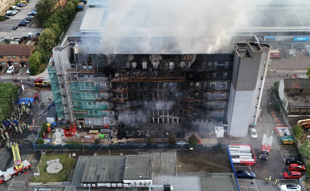 Major Fire Engulfs Dagenham Block of Flats: 225 Firefighters Respond, Residents Evacuated