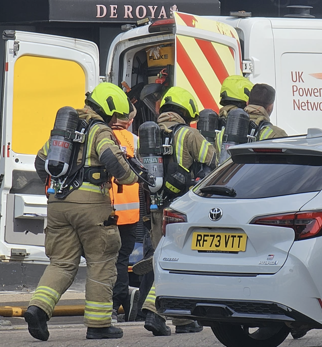 Major Fire in Barking Town Centre Sees 40 Firefighters Rush to the Scene