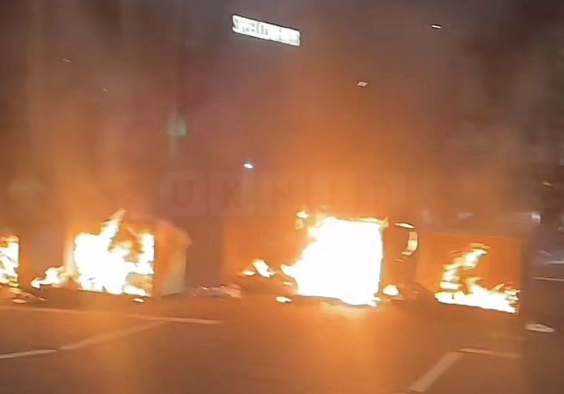 Police Attend County Road Following Violent Disorder