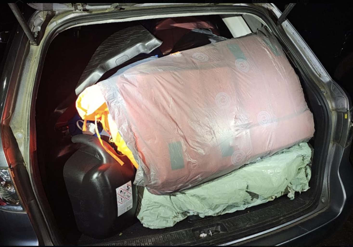 Police Intercept Vehicle Loaded with Nautical Equipment for Illegal Channel Crossing in Sangatte