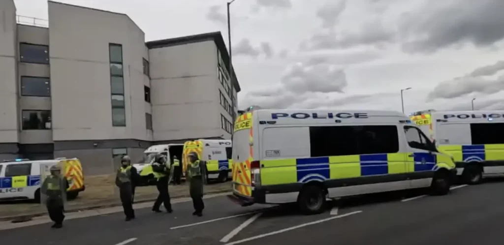 Major Incident Declared in South Yorkshire as Protests Involving 300 Turn Violent