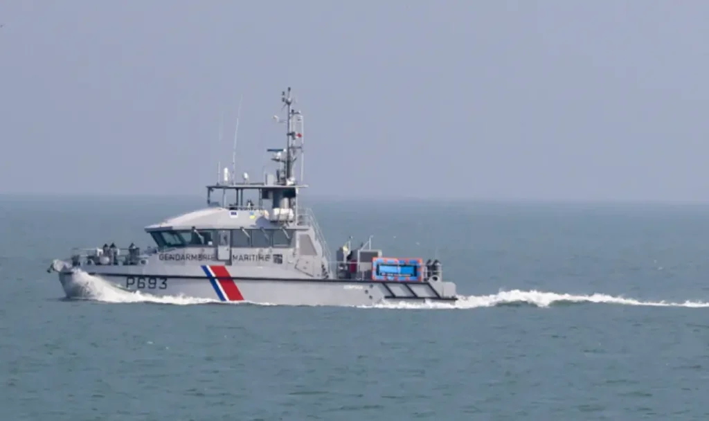 French Police in Tense Standoff with Migrant Boats in the English Channel