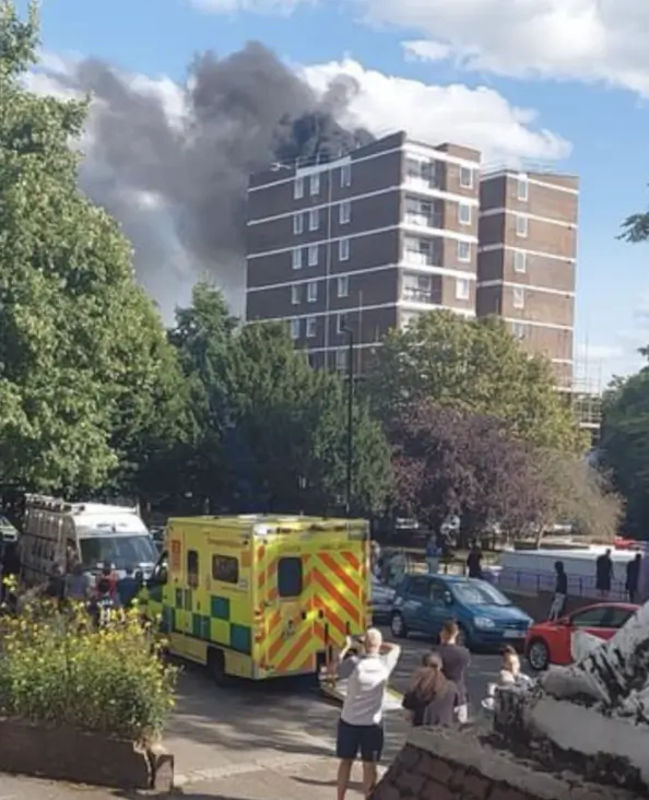 Major Fire Breaks Out at Deepdene Point, South East London: Seventy Firefighters Battle Tower Block Blaze