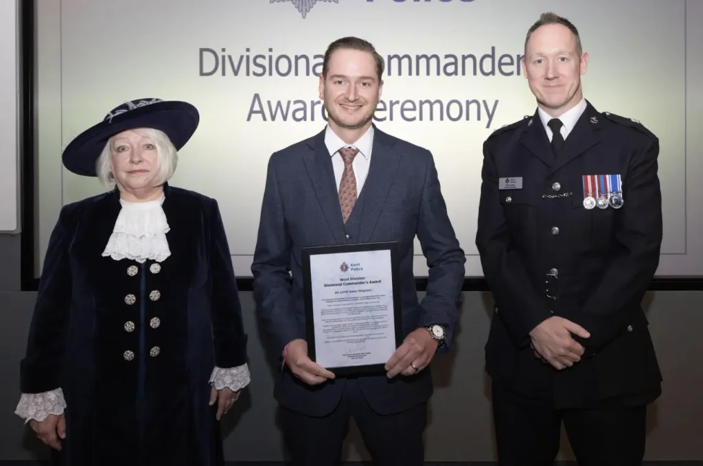 Probationary Officers and Off-Duty Constable Honoured for Bravery in Maidstone Chemical Assault and Mental Health Crises