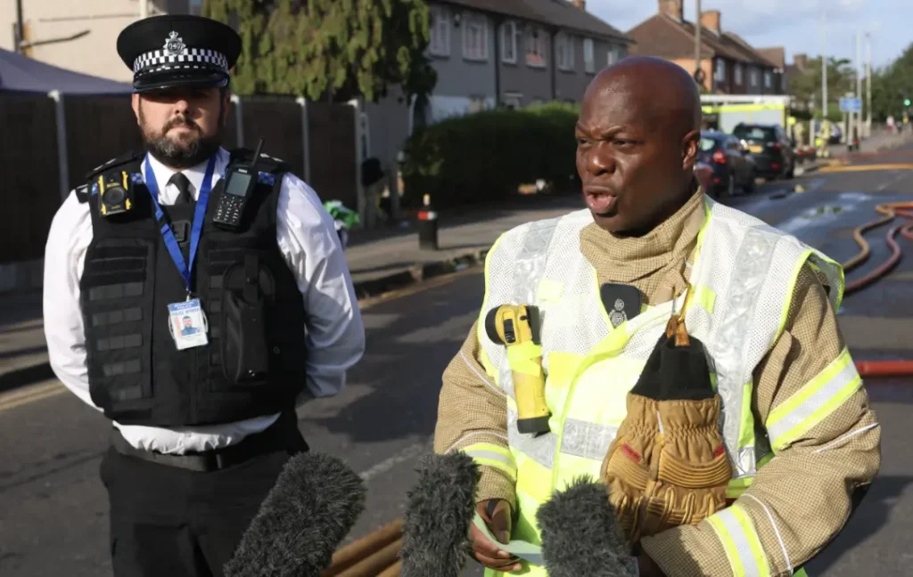 Major Fire Engulfs Dagenham Block of Flats: 225 Firefighters Respond, Residents Evacuated