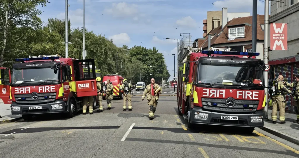 Major Fire in Barking Town Centre Sees 40 Firefighters Rush to the Scene