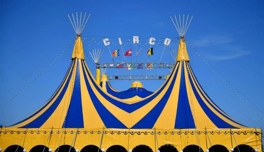Acrobat Falls from Tightrope During Hastings Circus Performance
