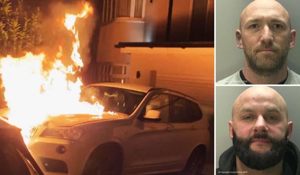 Two Men Jailed for Arson and Criminal Damage Across East Sussex