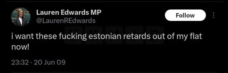 Labour MP for Rochester and Strood, Lauren Edwards, Apologises After Offensive Tweets from 2009 Resurface