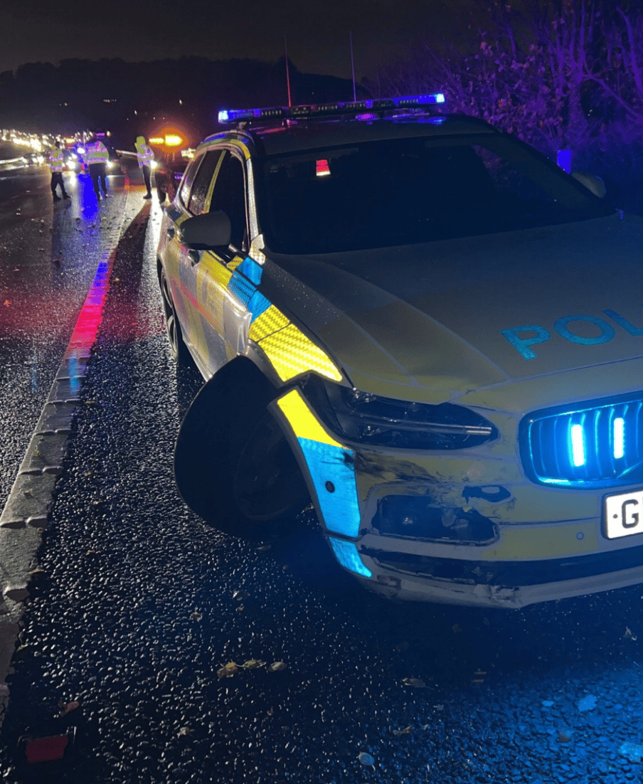 Car Fire on M20 Near Ashford Extinguished by Fire Crews