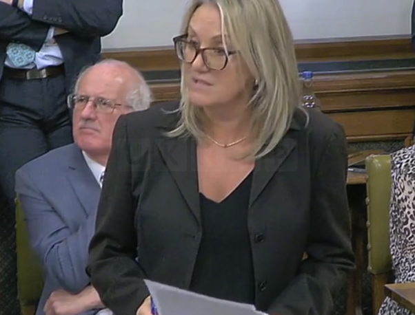 Caroline Flies Flag for Autism Training